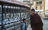 Kathmandu Swayambhunath Gebetsmühlen