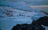 Kilimandscharo Gipfelgletscher bei Sonnenaufgang